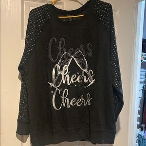 Black Cheers Sweatshirt